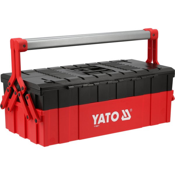 SKRZYNKA NARZĘDZIOWA Z TWORZYWA - 3 PÓŁKI YT-08977