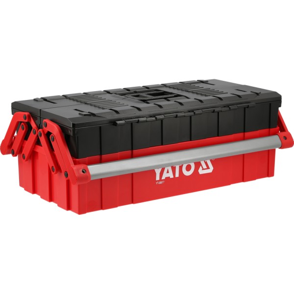 SKRZYNKA NARZĘDZIOWA Z TWORZYWA - 3 PÓŁKI YT-08977