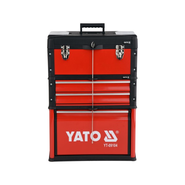 WÓZEK NARZĘDZIOWY 3CZĘŚCIOWY Z NARZĘDZIAMI YT-09104