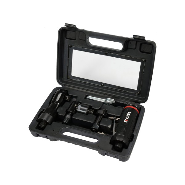 ZESTAW PNEUMATYCZNY 3W1 GRZECHOTKA/SZLIFIERKA PROSTA/SZLIFIERKA KĄTOWA YT-09860