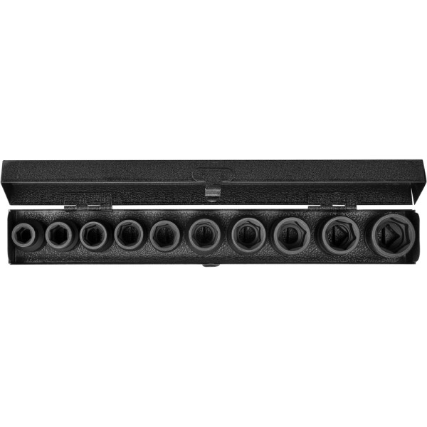 NASADKI UDAROWE 1/2'', ZESTAW 10 SZT. YT-1025