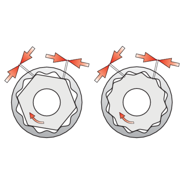 NASADKA DWUNASTOKĄTNA 1/2'' 16 MM YT-1278