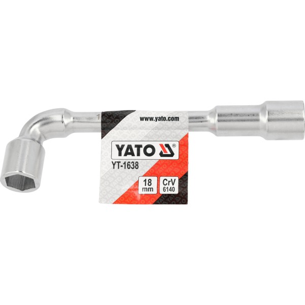 KLUCZ FAJKOWY, NASADOWY TYPU ''L'' 18 MM YT-1638