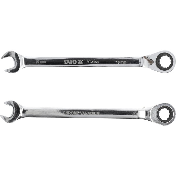 KLUCZ PŁASKO-OCZKOWY Z GRZECHOTKĄ 10 MM YT-1653