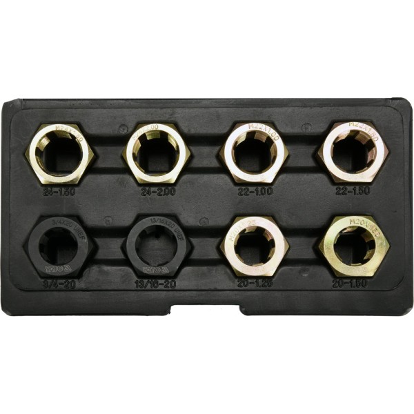 ZESTAW DO NAPRAWY GWINTÓW PÓŁOSI NAPĘDOWYCH. 8 CZ. YT-17695