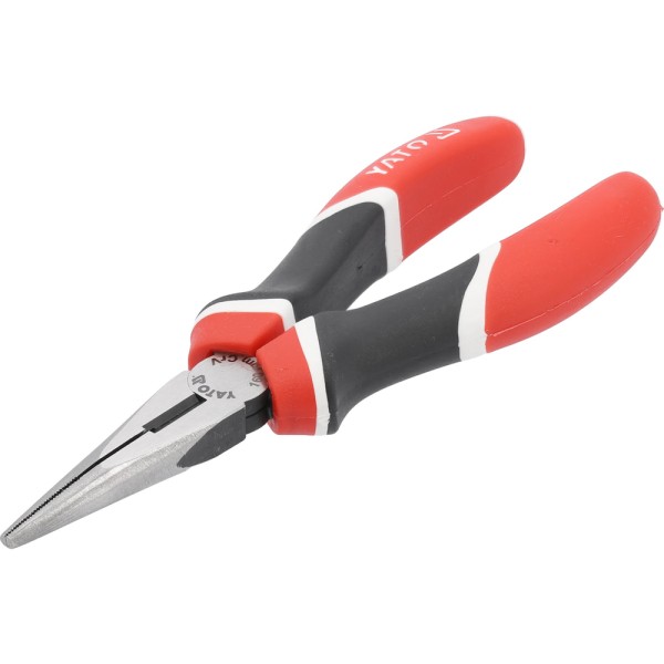 SZCZYPCE WYDŁUŻONE PROSTE, CRV, 160 MM, TRÓJKOLOROWE RĘKOJEŚCI YT-1943