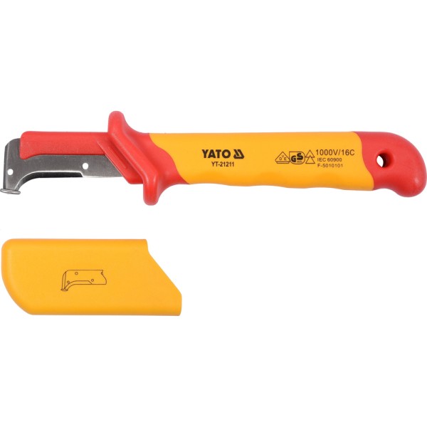 IZOLOWANY NÓŻ DEMONTAŻOWY DLA ELEKTRYKÓW 38X155MM VDE YT-21211