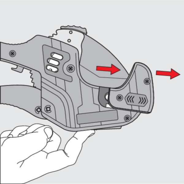 OBCINAK DO RUR  32-40 MM TWIN CUT PTFE YT-22296