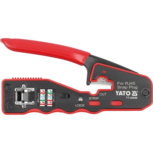 SZCZYPCE DO ZACISKANIA WTYKÓW PRZELOTOWYCH RJ45 YT-22440
