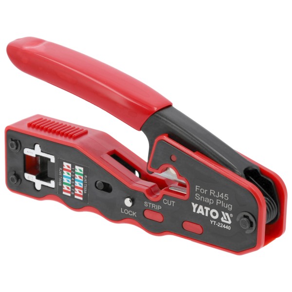 SZCZYPCE DO ZACISKANIA WTYKÓW PRZELOTOWYCH RJ45 YT-22440