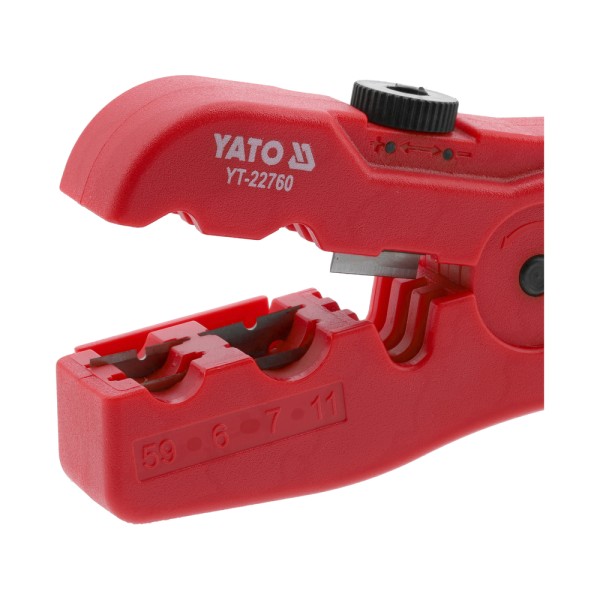 ŚCIĄGACZ IZOLACJI STP, UTP, RG59, RG6, RG7, RG11 YT-22760