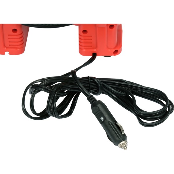 KOMPRESOR SAMOCHODOWY 18V, 11 BAR, 12 L/MIN - AKUMULATOR 3 AH YT-23247