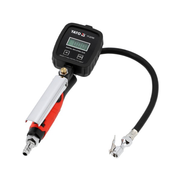 PISTOLET DO POMPOWANIA Z WYŚWIETLACZEM YT-23705