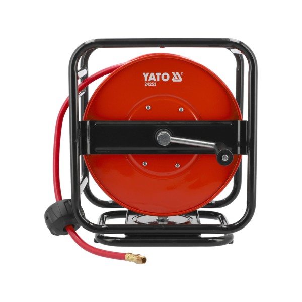 WĄŻ PNEUMATYCZNY 8MM X 30M  NA ZWIJAKU KORBOWYM YT-24253