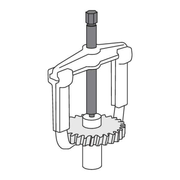 ŚCIĄGACZ DO ŁOŻYSK DWU I TRÓJRAMIENNY 100-250 MM, 12 W 1 YT-25105