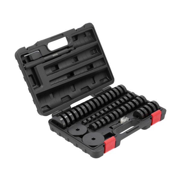 ZESTAW DO OSADZANIA ŁOŻYSK USZCZELNIACZY I ŁĄCZNIKÓW GUMOWYCH 52 ELEMENTY YT-25417