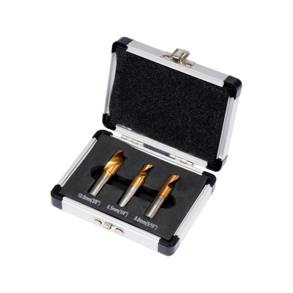 ZESTAW WIERTEŁ DO ZGRZEWÓW PUNKTOWYCH 3SZT YT-28921