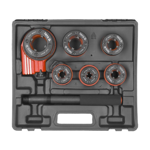 GWINTOWNICA RĘCZNA 1/4''-5/4'', ZESTAW7 SZT. YT-2900