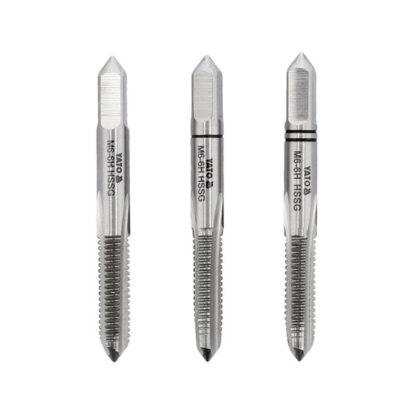 GWINTOWNIK RĘCZNY HSS M2, M6 / 3 SZT. YT-2933