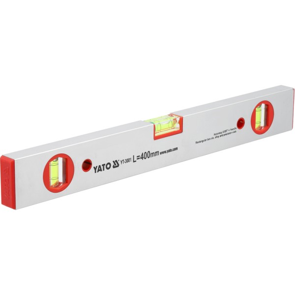 POZIOMNICA ALUMINIOWA, 3 LIBELKI 400 MM YT-3001