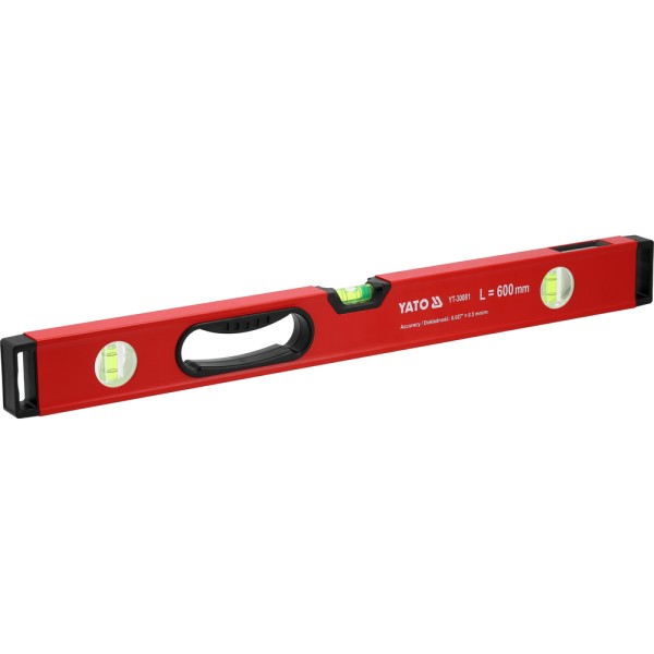 POZIOMNICA ALU  600 MM Z UCHWYTEM /3 LIBELLE YT-30081