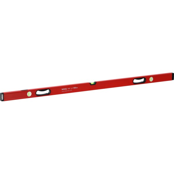 POZIOMNICA ALU  1500 MM Z UCHWYTEM 3 LIBELLE YT-30085