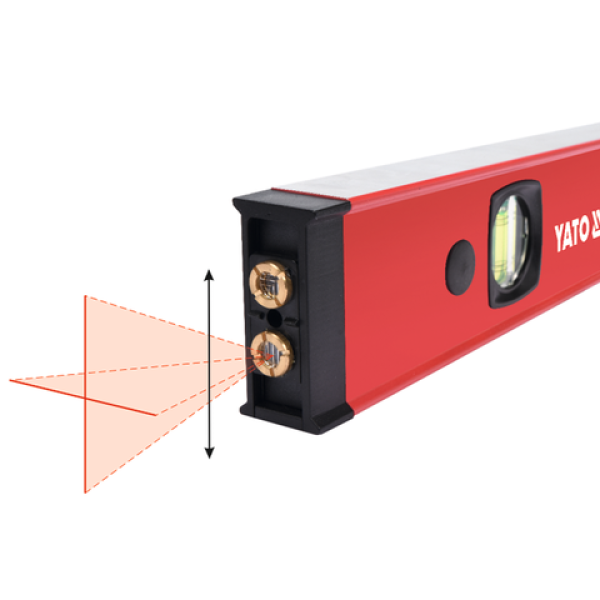 POZIOMNICA ELEKTRONICZNA 610 MM Z LASEREM YT-30400