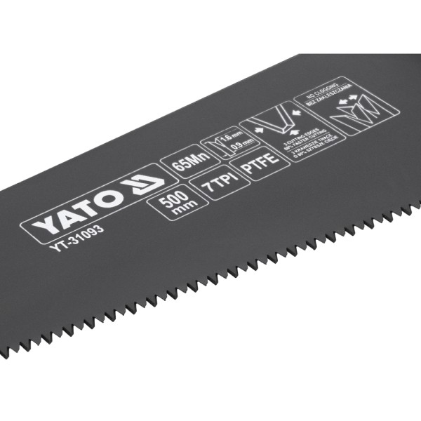 PIŁA PŁATNICA 500 MM PTFE YT-31093