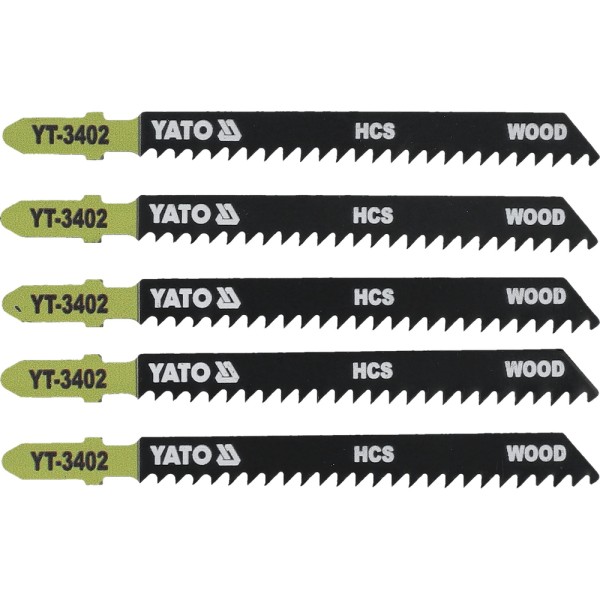 BRZESZCZOT DO WYRZYNARKI TYP T, 8 TPI, DO DREWNA / 5 SZT. YT-3402