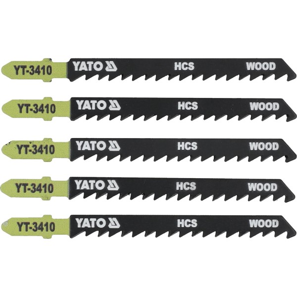 BRZESZCZOT DO WYRZYNARKI TYP T, 6 TPI, DO DREWNA / 5 SZT. YT-3410