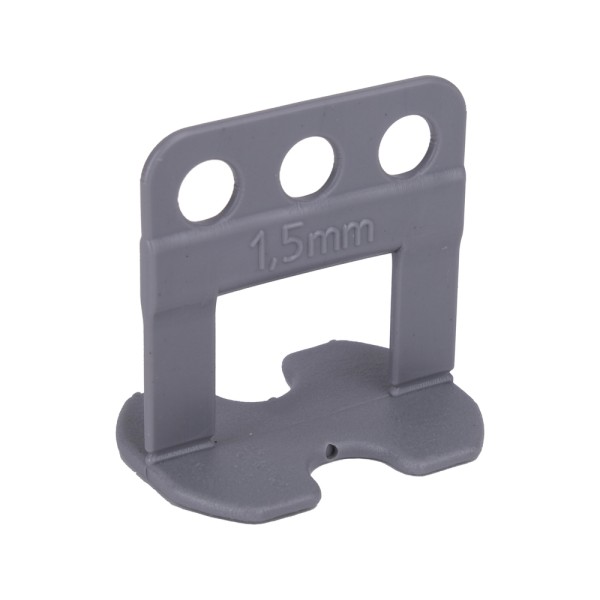 SYSTEM DO POZIOMOWANIA PŁYTEK Y1,5MM ZESTAW 50SZT KLINÓW I 50SZT KLIPSÓW YT-36935