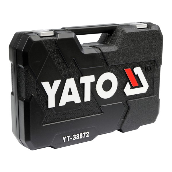 ZESTAW NARZĘDZIOWY 1/4'', 3/8'' I 1/2'', 128 SZT. YT-38872