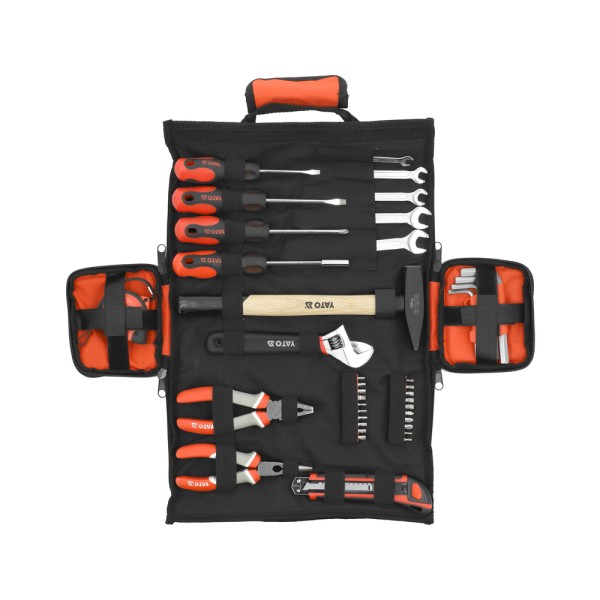 ZESTAW NARZĘDZIOWY W PRAKTYCZNEJ TORBIE (ETUI) 44 ELEMENTY YT-39280