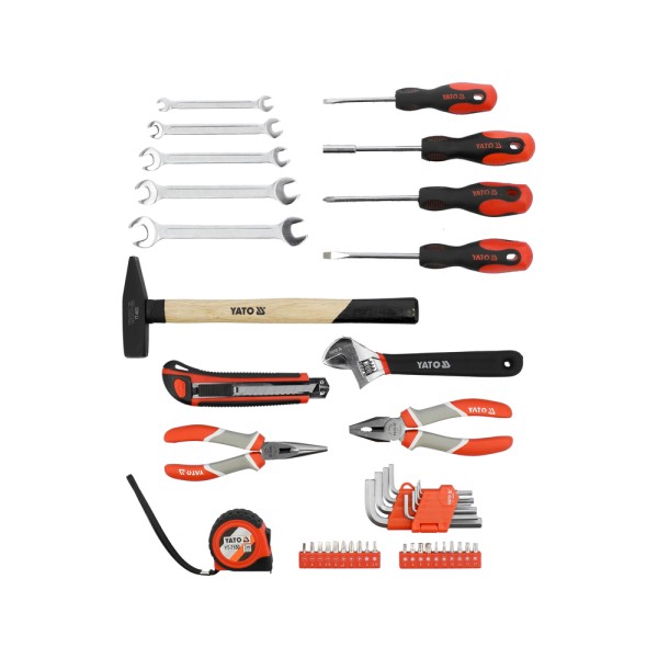 ZESTAW NARZĘDZIOWY W PRAKTYCZNEJ TORBIE (ETUI) 44 ELEMENTY YT-39280