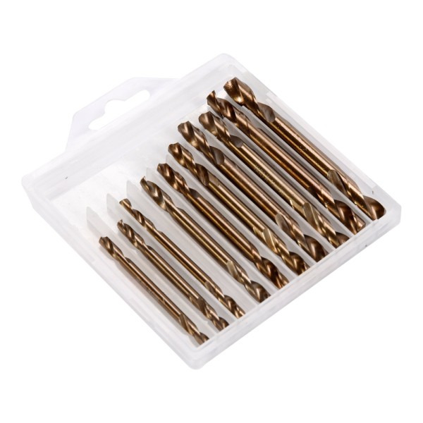 ZESTAW DWUSTRONNYCH WIERTEŁ DO METALU 3.0-6.0MM 10SZT. YT-40025