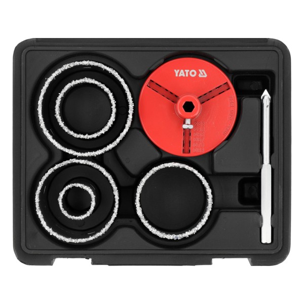 ZESTAW OTWORNIC WOLFRAMOWYCH 33-83MM 7SZT. YT-43920