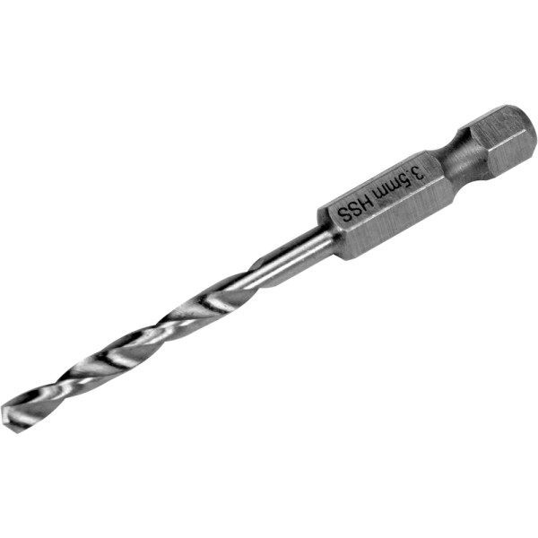 WIERTŁO DO METALU HSS 6542 3,5MM HEX YT-44865