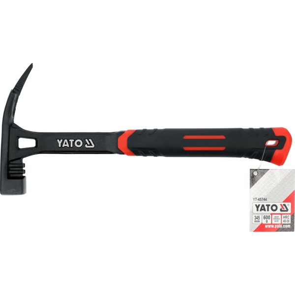 MŁOTEK DEKARSKI MONOLITYCZNY, KUTY 600G YT-45744