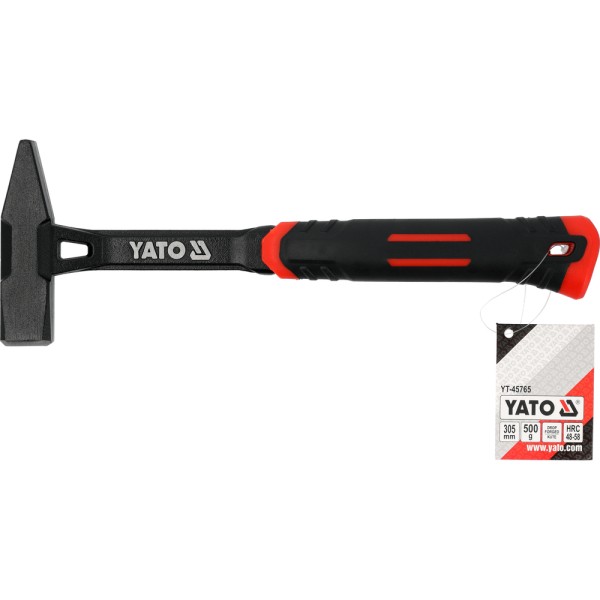 MŁOTEK ŚLUSARSKI MONOLITYCZNY, KUTY 500G YT-45765