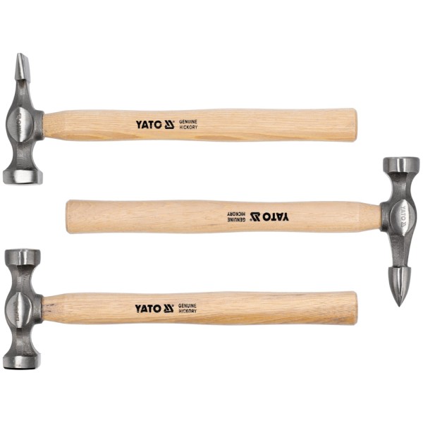 MŁOTKI BLACHARSKIE, ZESTAW 7 SZT. YT-4590