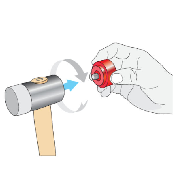 MŁOTEK MONTAŻOWY Z WYMIENNYMI KOŃCÓWKAMI YT-45905