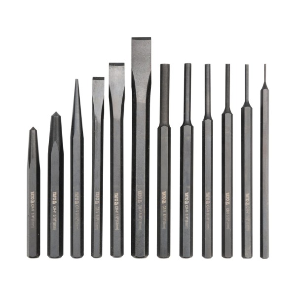 PRZECINAKI I PUNKTAKI, ZESTAW 12 SZT., CRV YT-4714