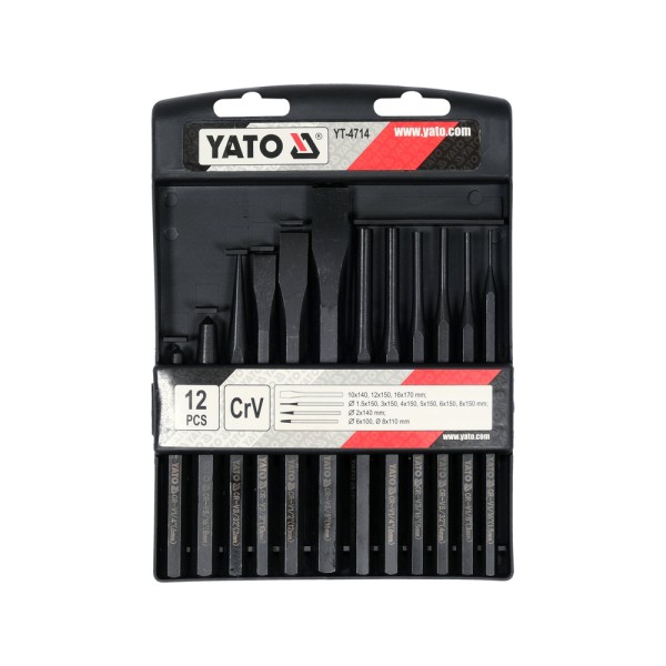 PRZECINAKI I PUNKTAKI, ZESTAW 12 SZT., CRV YT-4714