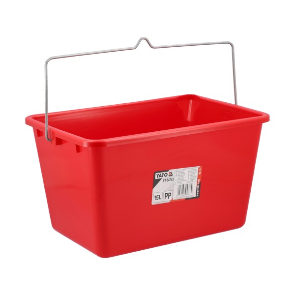 WIADRO MALARSKIE, PLASTIKOWE Z PODZIAŁKĄ 15L. YT-54743