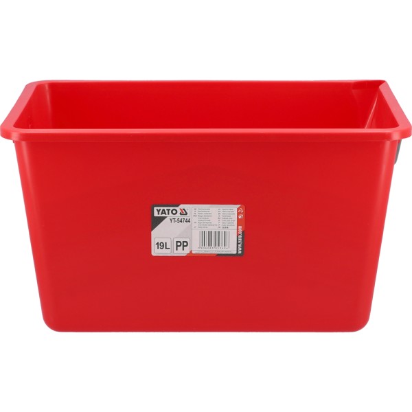 WIADRO MALARSKIE, PLASTIKOWE Z PODZIAŁKĄ 19L. YT-54744