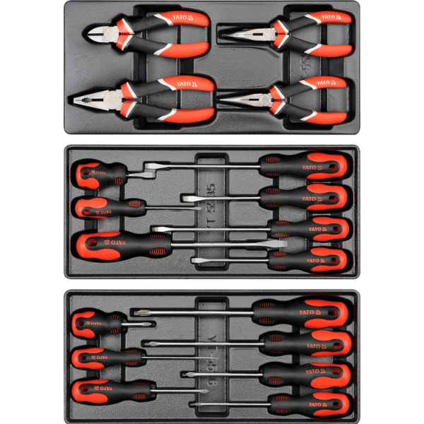 SZAFKA SERWISOWA ZE 177 NARZĘDZIAMI. YT-5530