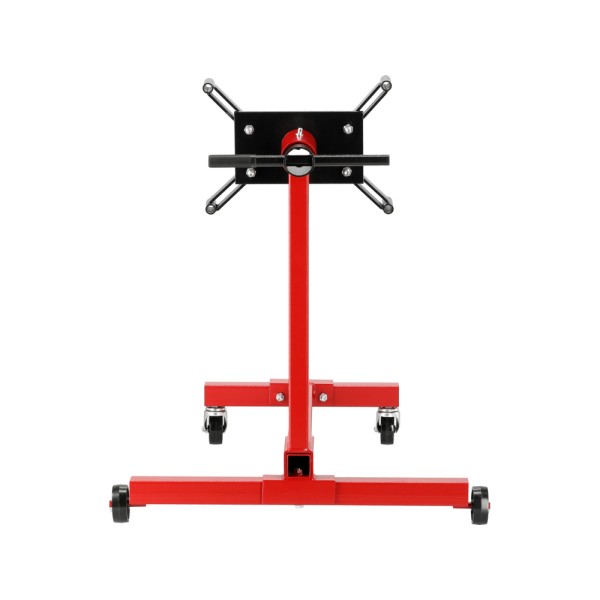 STOJAK MONTAŻOWY DO SILNIKA, NOŚNOŚĆ 453 KG, OBROTOWA BLOKOWANA GŁOWICA, METALOWE KOŁA /DWA SKRĘTNE YT-55570