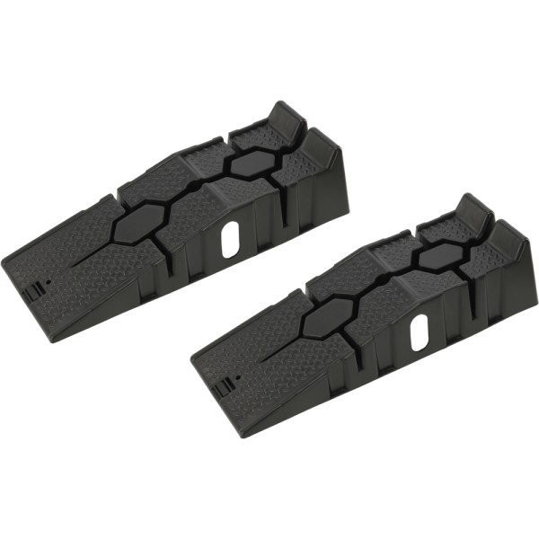 ZESTAW NAJAZDÓW SAMOCHODOWYCH 2 SZTUKI NOŚNOŚĆ 3T CZARNE YT-55672