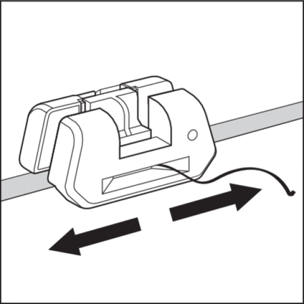 NÓŻ DO OKLEIN Z OBCINAKIEM CZOŁOWYM YT-57101