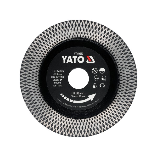 TARCZA DO CERAMIKI 125MM YT-59973